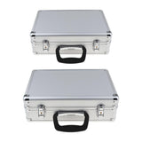 2x Universal RC Transmitter Aluminum Carrying Case Box for JR FUTABA FLYSKY