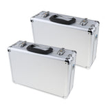 2x Universal RC Transmitter Aluminum Carrying Case Box for JR FUTABA FLYSKY
