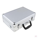 2x Universal RC Transmitter Aluminum Carrying Case Box for JR FUTABA FLYSKY