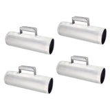 4x Stainless Steel Guiro Instruments Musical Training Metal Guiro w/ Scraper