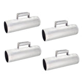 4x Stainless Steel Guiro Instruments Musical Training Metal Guiro w/ Scraper