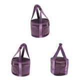 3Pcs Oxford Cloth Carrier Case Bag for Crystal Singing Bowl Storage 12inch