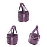 3Pcs Oxford Cloth Carrier Case Bag for Crystal Singing Bowl Storage 12inch
