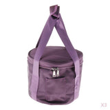 3Pcs Oxford Cloth Carrier Case Bag for Crystal Singing Bowl Storage 12inch