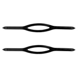 Maxbell 2 Universal Silicone Scuba Diving Snorkeling Mask Strap Replacement Black