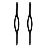 Maxbell 2 Universal Silicone Scuba Diving Snorkeling Mask Strap Replacement Black