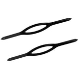 Maxbell 2 Universal Silicone Scuba Diving Snorkeling Mask Strap Replacement Black