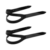Maxbell 2 Universal Silicone Scuba Diving Snorkeling Mask Strap Replacement Black