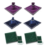 6Pieces Tarot Card Table Cloth Tapestry Board Game Divination Wicca Bag