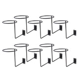 10x Motorcycle Accessories Helmet Holder Hanger Rack Jacket Hook Gifts Black