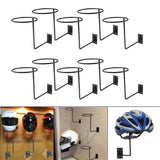 10x Motorcycle Accessories Helmet Holder Hanger Rack Jacket Hook Gifts Black