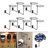 10x Motorcycle Accessories Helmet Holder Hanger Rack Jacket Hook Gifts Black