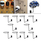 10x Motorcycle Accessories Helmet Holder Hanger Rack Jacket Hook Gifts Black