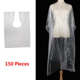 150PC Disposable Neck Shawl Hair Cutting Capes Home Hair Coloring Cloth