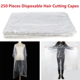 250 Disposable Hair Cutting Cape Salon Gown Barber Capes Gowns Cloth