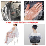 Disposable Hair Cutting Cape Gowns Unisex Protect Barber Capes - 400pcs