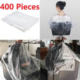 Disposable Hair Cutting Cape Gowns Unisex Protect Barber Capes - 400pcs