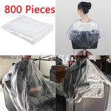 800pcs Hairdressing Cutting Cape Waterproof Hair Styling Coloring Gown Apron