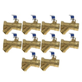 10 Pieces 1 inch Ball Valve Female and Female Thread Pipe Fitting Heavy Duty