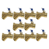 10 Pieces 1 inch Ball Valve Female and Female Thread Pipe Fitting Heavy Duty