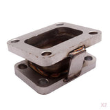 2pcs fit for 15Deg T3 -T4 Turbo Exhaust Manifold Adapter Flange