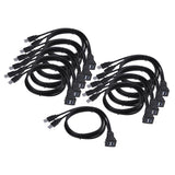 10pcs USB3.0 Male to Female Car Auto Dashboard Flush Mount Adapter Cable