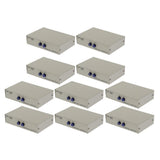 10pcs Printer DB9 Pin Serial RS232 Switch Box Manual Data Sharing Switcher