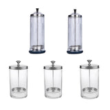 5 Pcs Disinfection Jar Container Sanitizer Glass Tool Germicide Jar Cup