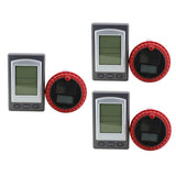 3x Solar Powered Floating Thermometer Wireless Pool Fish Pond Thermometer