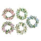 Artificial Peony Garland Hanging Wreath Flower Door Wall Decor 5 Pieces