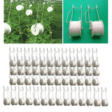 50pcs 15M Garden Tomato Hook Vegetable Clamps For Garden Farms Planting