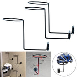 Maxbell 3x Motorcycle Accessories Holder Hanger Rack Jacket Hook Gifts Black