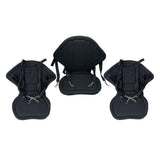 3x Kayak Seat Canoe Back Rest Back Support Comfortable Backrest Fishing Boat