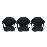 3x Kayak Seat Canoe Back Rest Back Support Comfortable Backrest Fishing Boat