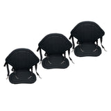 3x Kayak Seat Canoe Back Rest Back Support Comfortable Backrest Fishing Boat