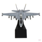 3pcs 1:100 F/A-18 Strike Helicopter Diecast Army Model & Dispaly Stand Decor