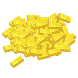 80PCS Fake Gold Bullion Bar Paperweight Door Stop for Childen Kids Toy Gift