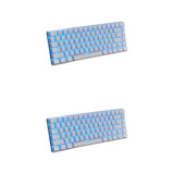 AJAZZ Mechanical Keyboard Portable 82 Keys Blue/Black Switches