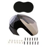 1pc Motorcycle Vintage Headlight Head Light Fairing Cover for Bolts Kit