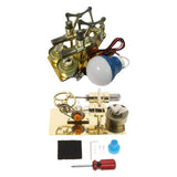 2x Mini Hot Air Stirling Engine Motor Model Educational Steam Heat Education