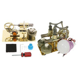 2x Mini Hot Air Stirling Engine Motor Model Educational Steam Heat Education