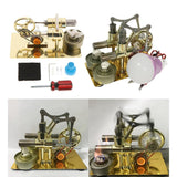 2x Mini Hot Air Stirling Engine Motor Model Educational Steam Heat Education