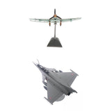 2pcs 1/72 Dassault Rafale Plane Fighter Alloy & JU87   Diecast Aircraft