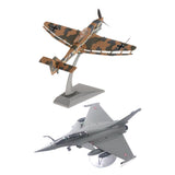 2pcs 1/72 Dassault Rafale Plane Fighter Alloy & JU87   Diecast Aircraft
