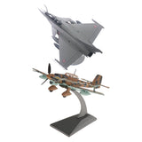 2pcs 1/72 Dassault Rafale Plane Fighter Alloy & JU87   Diecast Aircraft