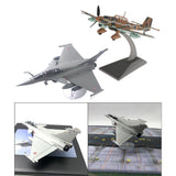 2pcs 1/72 Dassault Rafale Plane Fighter Alloy & JU87   Diecast Aircraft