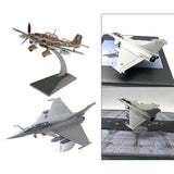 2pcs 1/72 Dassault Rafale Plane Fighter Alloy & JU87   Diecast Aircraft