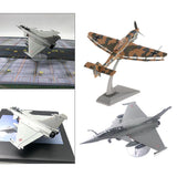 2pcs 1/72 Dassault Rafale Plane Fighter Alloy & JU87   Diecast Aircraft
