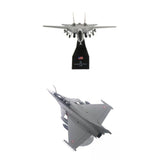 2x 1/72 Dassault Rafale Plane Fighter & 1/100 F-14 Tomcat Diecast Aircraft