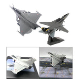 2x 1/72 Dassault Rafale Plane Fighter & 1/100 F-14 Tomcat Diecast Aircraft